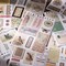 532Pcs Vintage Scrapbook Sticker Book for Journaling(Retro Orange)